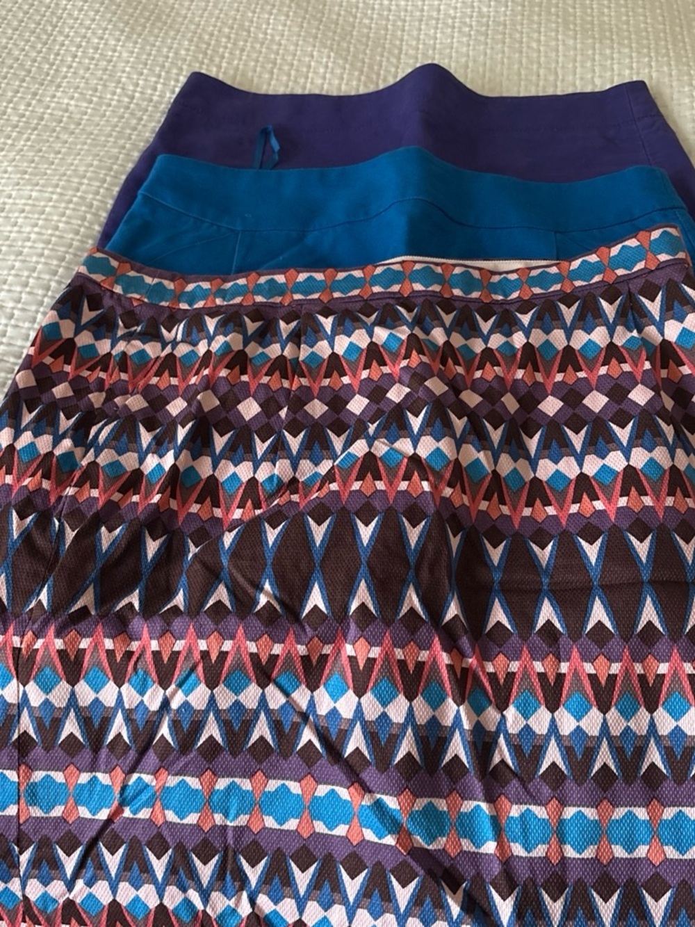 J. Crew Purple Midi Skirt multiple colors